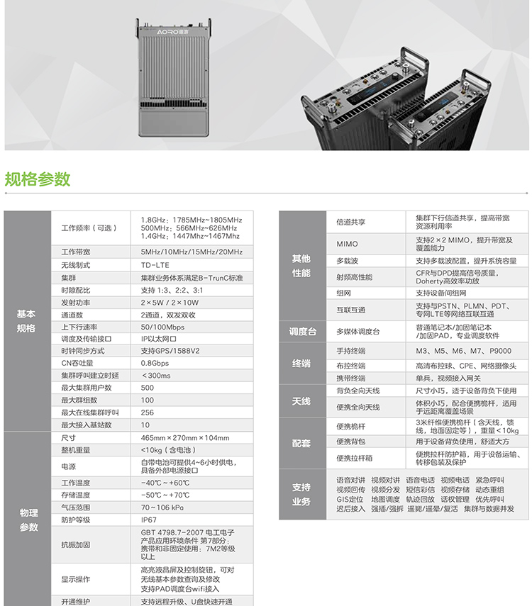 PBS01背负式应急指挥专网智能终端解决方案（600M\1.4G\1.8G基站+专网终端+平台），LTE专网终端定制，LTE专网基站定制，600M专网基站、700M专网基站、1.4G\1.8G专网基站定制服务。